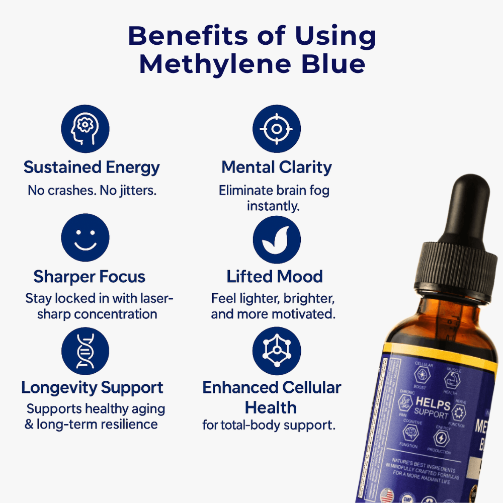 Bluemethy Ultimate Methylene Blue 1% - Liquid Drops