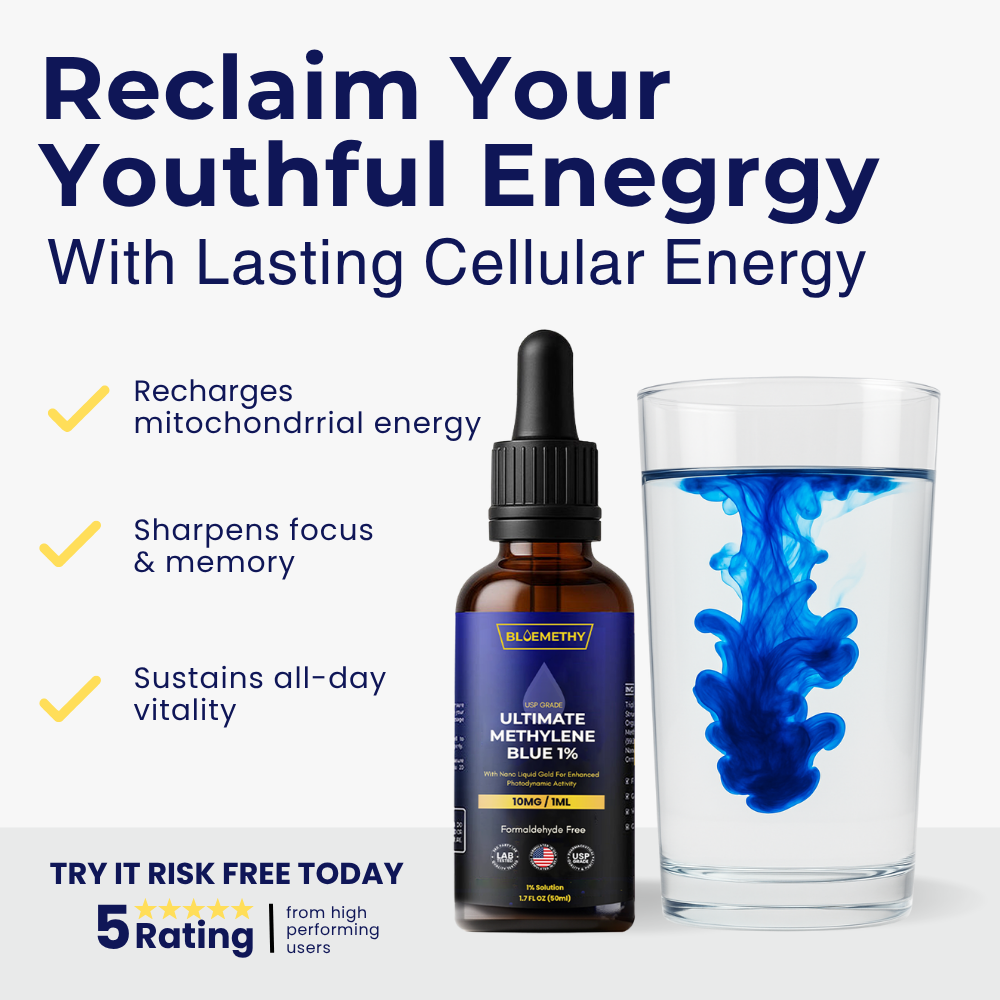 Bluemethy Ultimate Methylene Blue 1% - Liquid Drops