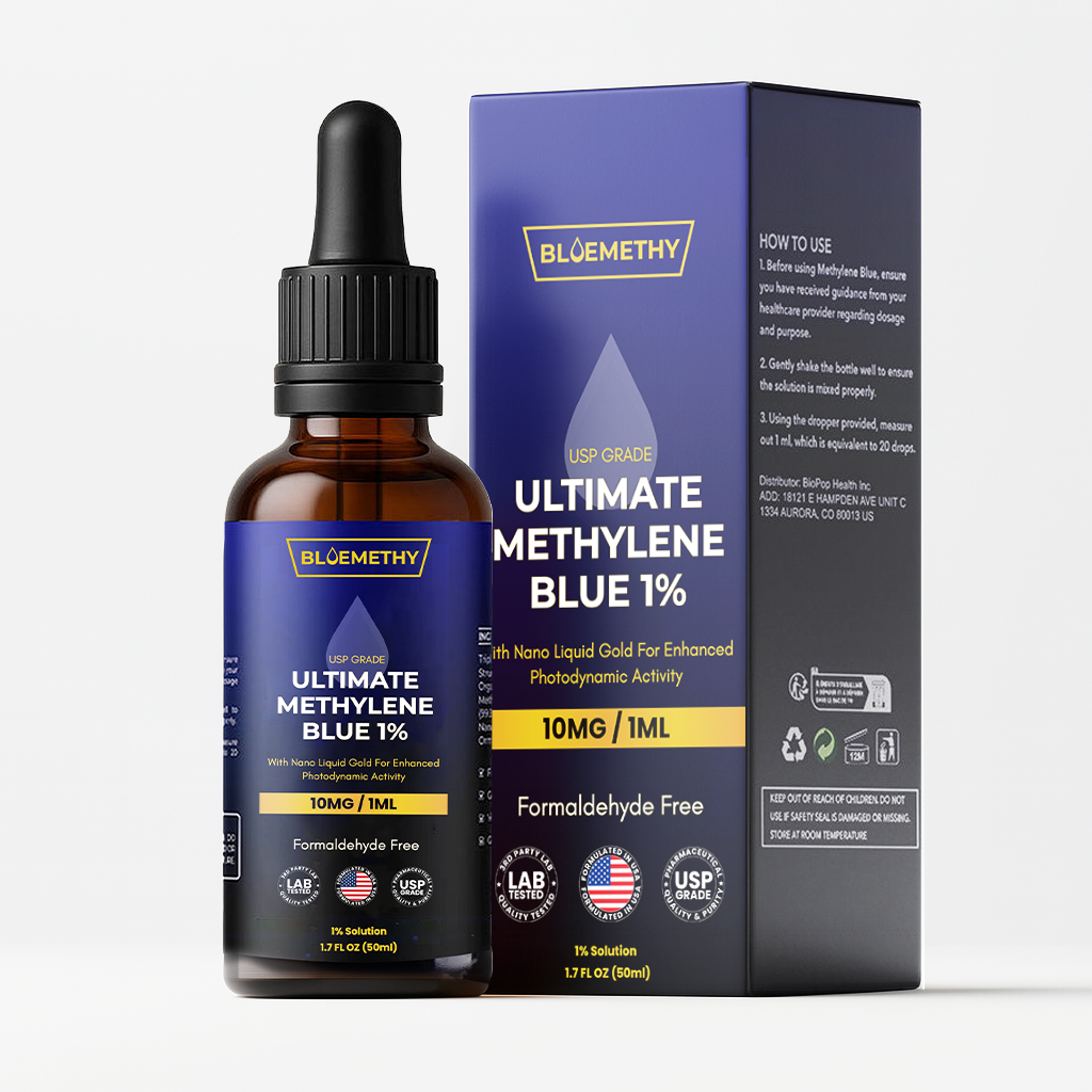 Bluemethy Ultimate Methylene Blue 1% - Liquid Drops