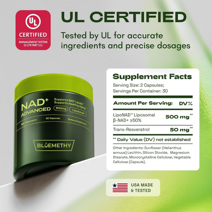 NAD+ Power Stack – Boost Energy, Brain Function & Mitochondria Support